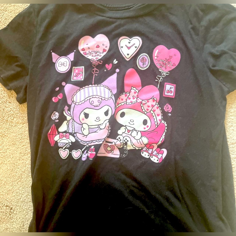 Kuromi and My Melody t shirt